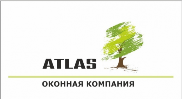 Логотип компании Оконная компания Атлас